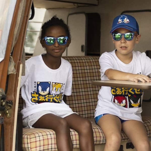Børne Kortærmet T-shirt Sonic Hvid - 12 år