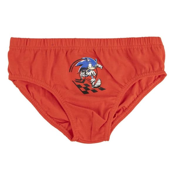 Pakke med boxershorts Sonic 5 enheder Multifarvet - 8-10 år