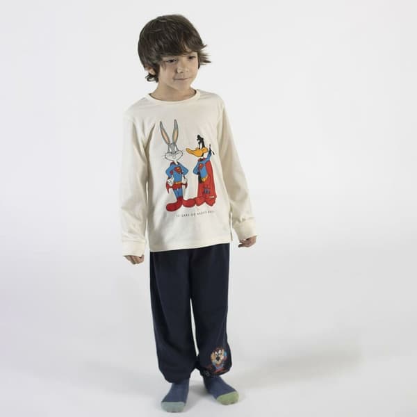 Nattøj Børns Warner Bros Mørkeblå Beige - 8 år