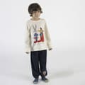 Miniatyrbillede 8 af 8: Nattøj Børns Warner Bros Mørkeblå Beige - 12 år
