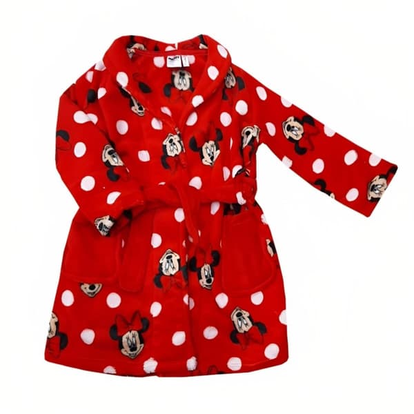 Morgenkåbe til Børn Minnie Mouse Rød - 3 år