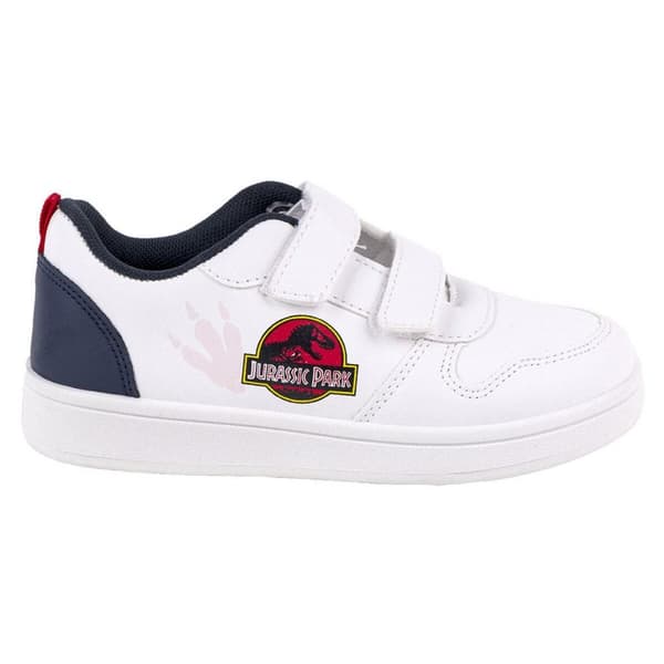 Sportssko til børn Jurassic Park Velcro Hvid - 26