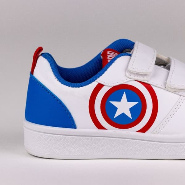 Sportssko til børn The Avengers Velcro Hvid - 26