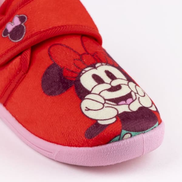 Hjemmesko Minnie Mouse Velcro Rød - 30-31