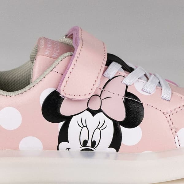 LED Træningssko Minnie Mouse Velcro Pink - 31