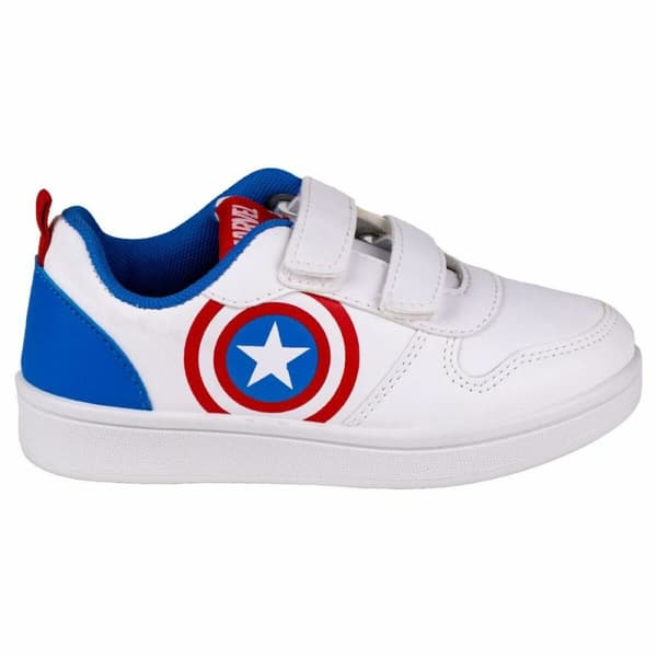 Sportssko til børn The Avengers Velcro Hvid - 29