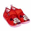 Miniatyrbillede 1 af 6: Hjemmesko Minnie Mouse Rød Velcro - 32-33