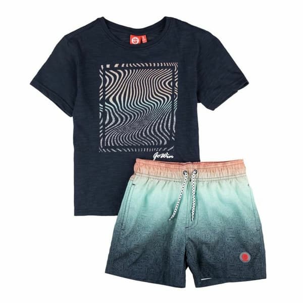 Träningskläder, Barn Go & Win Aztec Blå Svart - 12 år