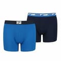 Miniatyrbillede 1 af 2: Children's boxer shorts Puma Logo Patch 2 enheder Blå - 7-8 år