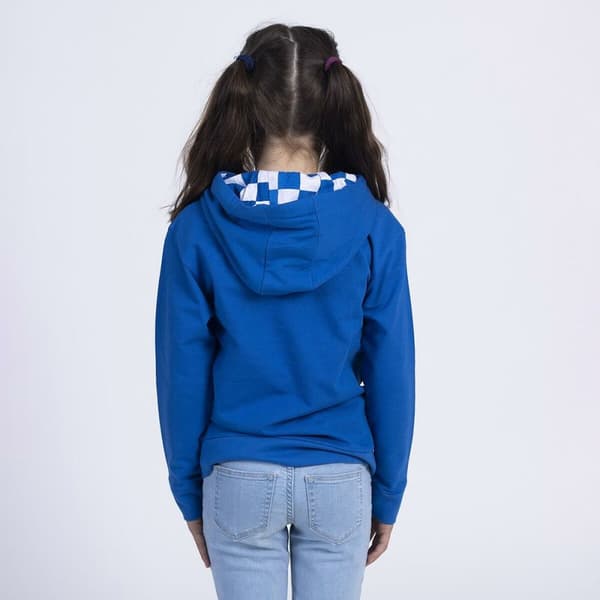 Sweatshirt med hætte til piger Sonic Blå - 12 år