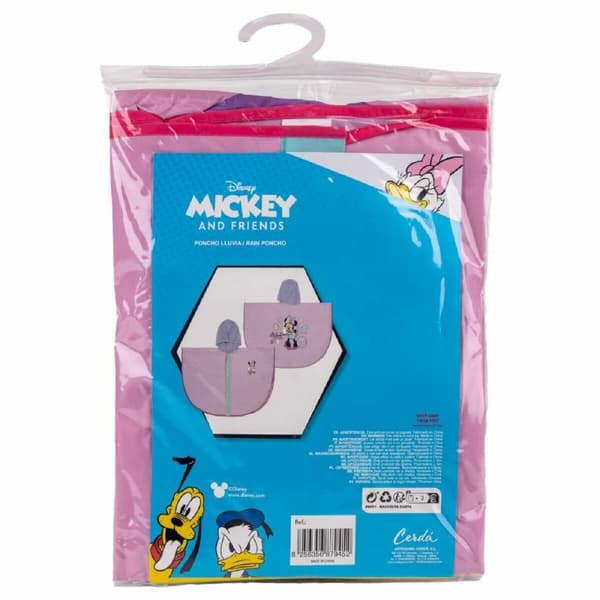 Vedenpitävä Poncho Hupulla Minnie Mouse Liila - 5-6 vuotta