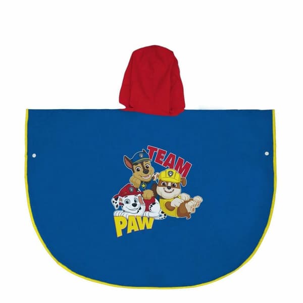 Vedenpitävä Poncho Hupulla The Paw Patrol Sininen - 5-6 vuotta