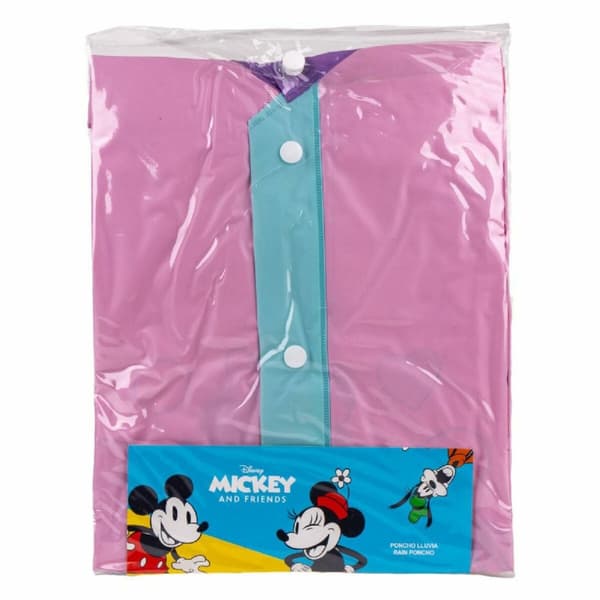 Vandtætte Poncho med Hætte Minnie Mouse Syren - 3-4 år