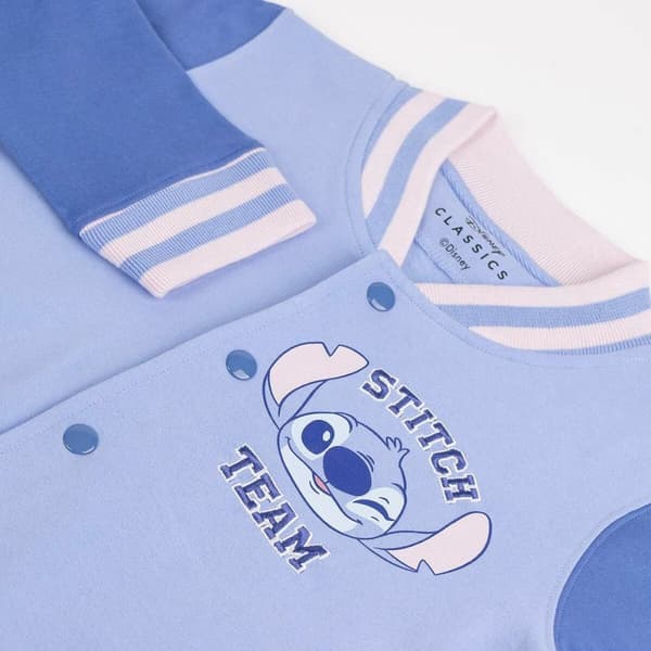 Tröja utan huva Barn Stitch Blå - 12 år