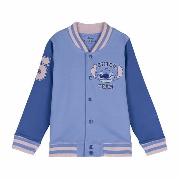 Tröja utan huva Barn Stitch Blå - 12 år