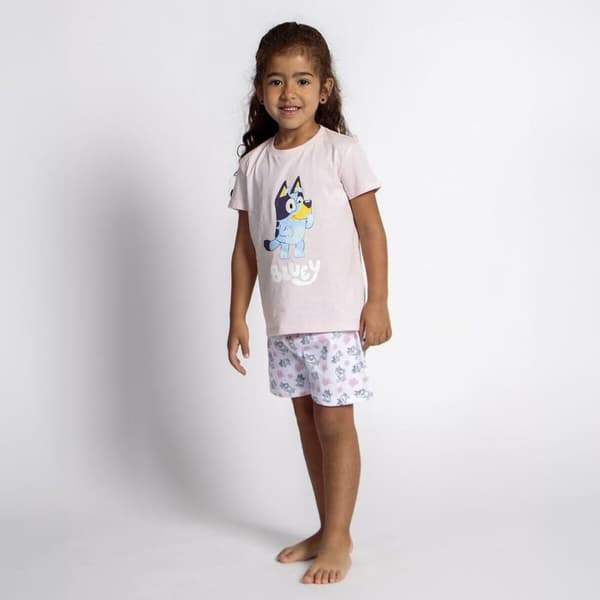 Pyjamas Barn Bluey Rosa - 2 år