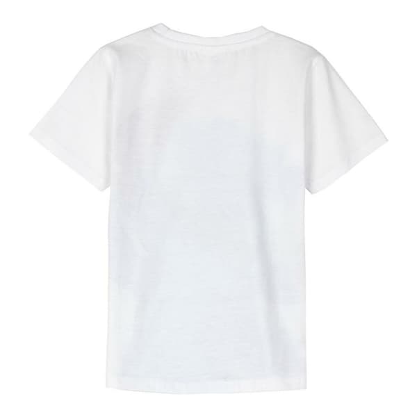 Barn T-shirt med kortärm Stitch Vit - 5 år