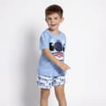 Miniatyrbillede 5 af 7: Nattøj Børns Stitch Blå - 12 år
