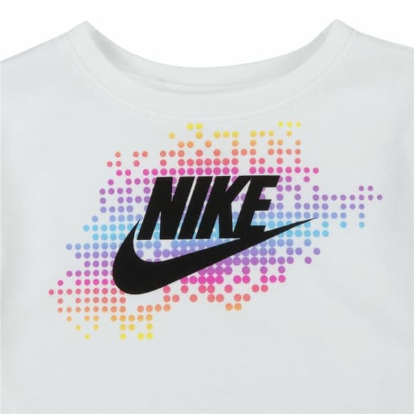 Träningskläder, Barn Nike Aop Bike Blå Vit Multicolour 2 Delar - 18 månader
