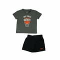 Miniatyrbillede 1 af 2: Sportstøj til Børn Nike My First Basket Sort Grå 2 Dele - 7 år