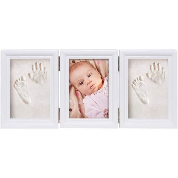 Baby Footprint and Footprint Keepsake Kit - Newborn Duo fotoram - Baby Shower Fotoramar, Baby Registry