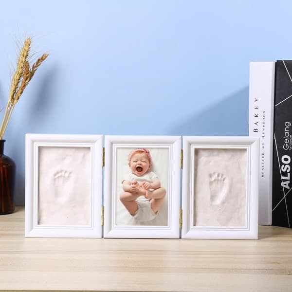 Baby Footprints Ram Baby Handprint Kit för födelselista TYP A