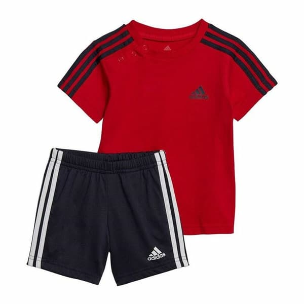 Träningskläder, Barn Adidas 3 Stripes Röd - 0-3 Månader
