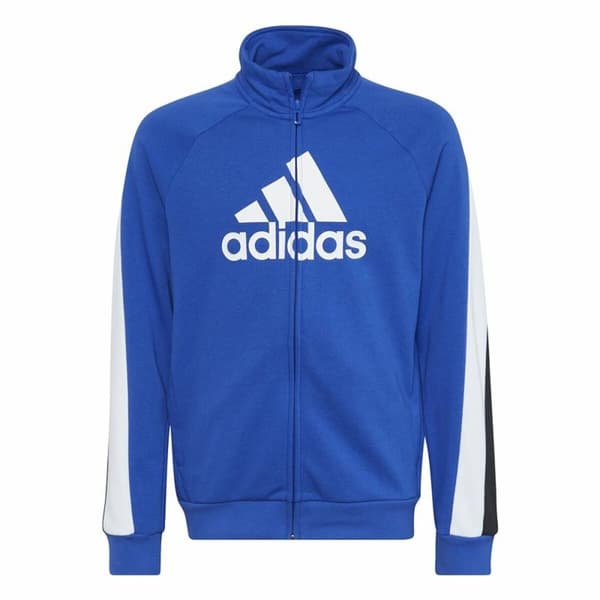 Träningsoverall, Barn Adidas Colourblock Blå Svart - 15-16 år