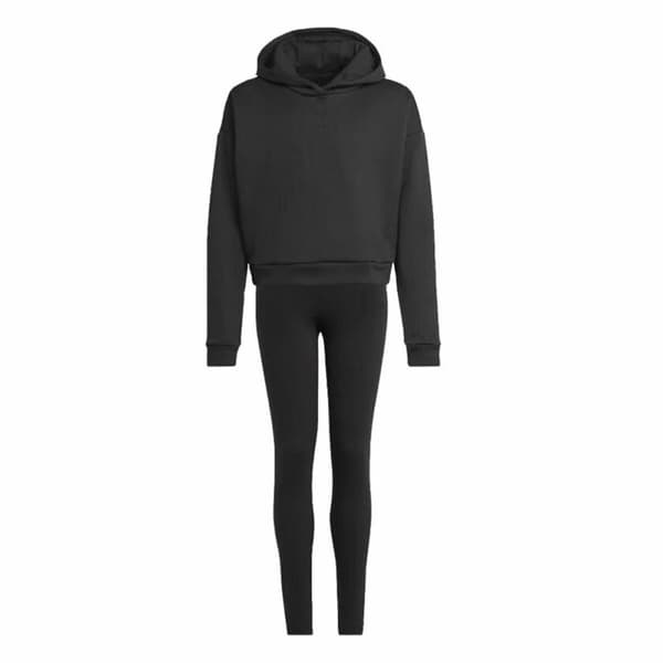 Träningsoverall, Barn Adidas Svart - 14-15 år