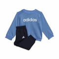 Miniatyrbild 1 av 7: Träningsoverall, Barn Adidas Lin Fl Jog Blå - 3-6 månader