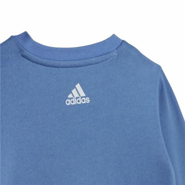 Træningsdragt til børn Adidas Lin Fl Jog Blå - 3-6 måneder