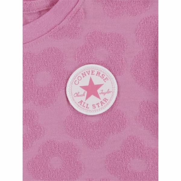 Träningskläder, Barn Converse Floral Jacquard Mörkrosa - 5-6 år