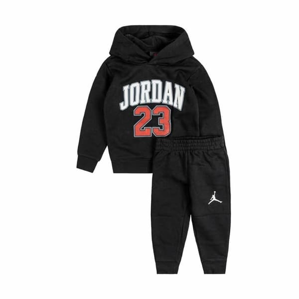 Lasten urheiluasu Jordan Jordan Po Set Musta - 4-5 vuotta