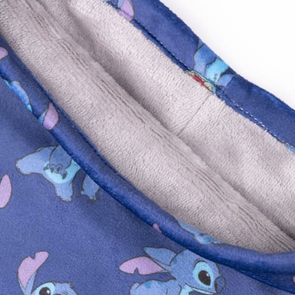 Nackvärmare Stitch Mörkblå
