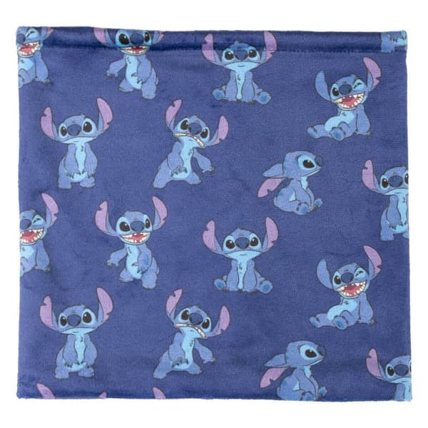 Nackvärmare Stitch Mörkblå