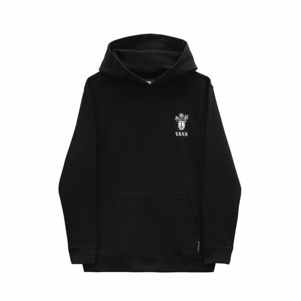 Tröja med huva Unisex Vans Peace Head Vit Svart - 8-10 år