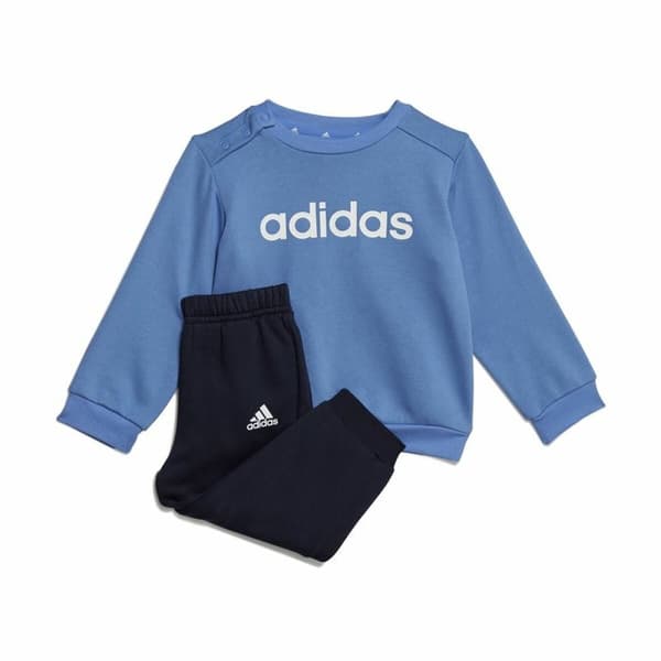Träningsoverall, Barn Adidas Lin Fl Jog Blå - 6-9 månader