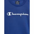 Miniatyrbillede 3 af 4: Hættetrøje til Børn Champion Crewneck Blå Hvid - 9-10 år
