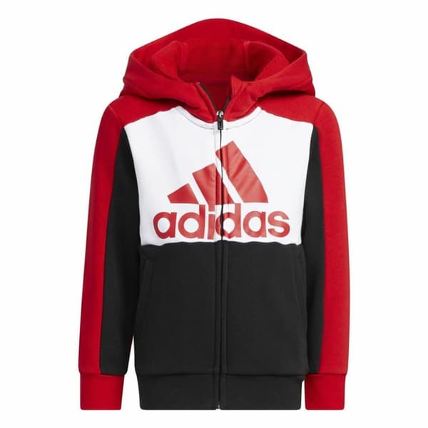 Træningsdragt til børn Adidas Badge Of Sport Logo Sort - 2-3 år
