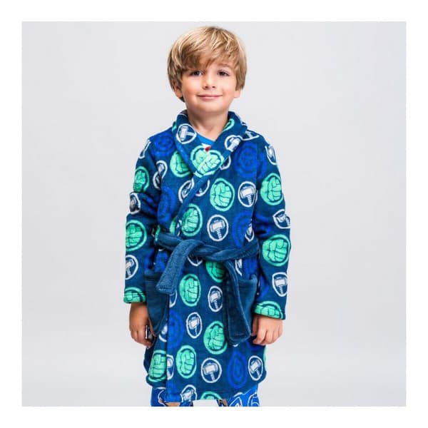 Morgenkåbe til Børn The Avengers Blå - 4 år
