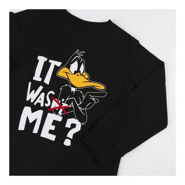 Nattøj Børns Looney Tunes Sort - 4 år