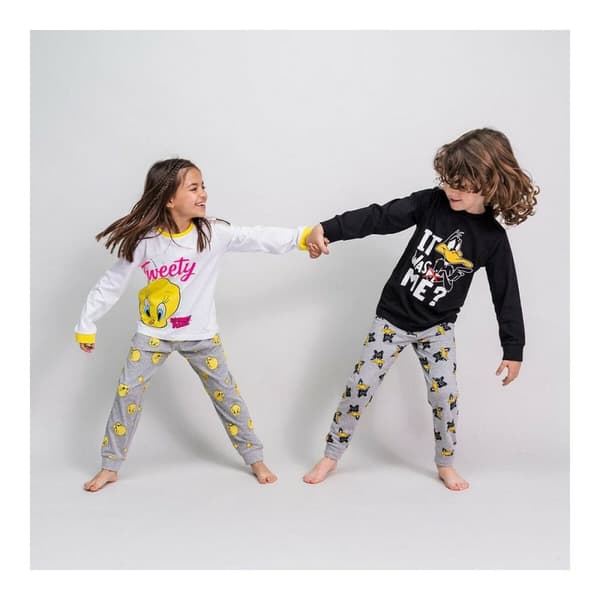 Nattøj Børns Looney Tunes Sort - 4 år