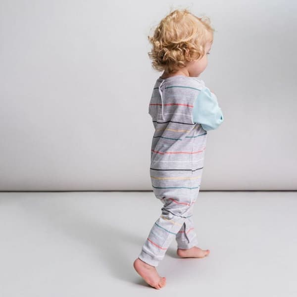 Langærmet sparkedragt til baby Snoopy Gul Grå - 24 måneder