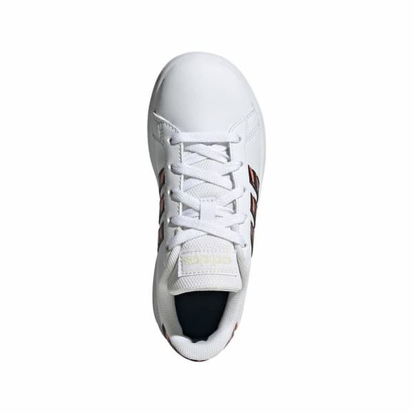 Sportssko til børn Adidas Grand Court Print Hvid - 40
