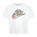Miniatyrbillede 1 af 3: Børne Kortærmet T-shirt Nike Knit Hvid - 7 år