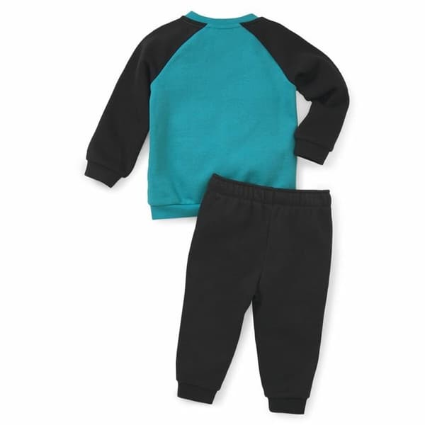 Baby træningsdragt Puma Minicat Essentials Sort Blå - 4-6 måneder