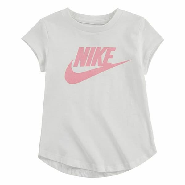Børne Kortærmet T-shirt Nike Futura SS Hvid - 1 år