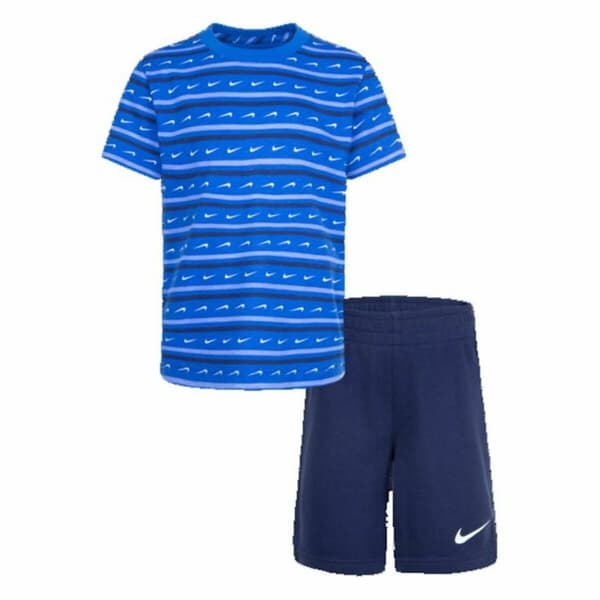 Sportstøj til Børn Nike Swoosh Stripe Blå - 7 år