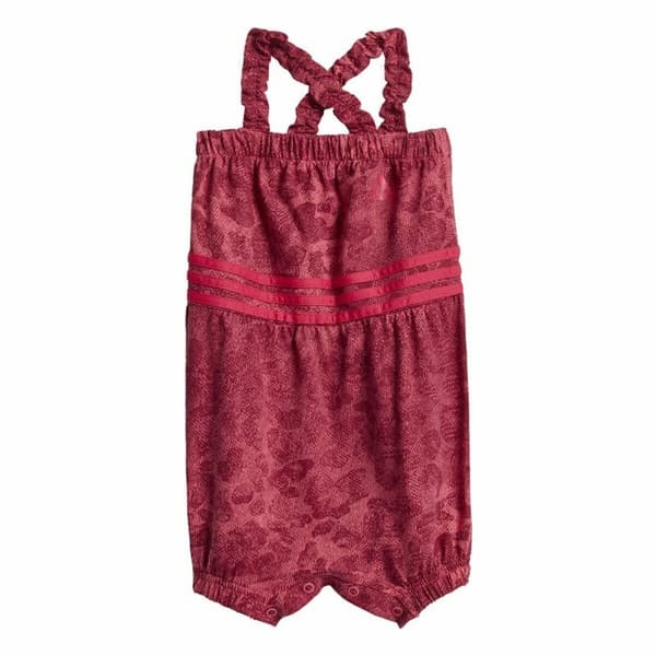 Kids Jumpsuit Adidas Favorites Pige Rød - 3-6 måneder