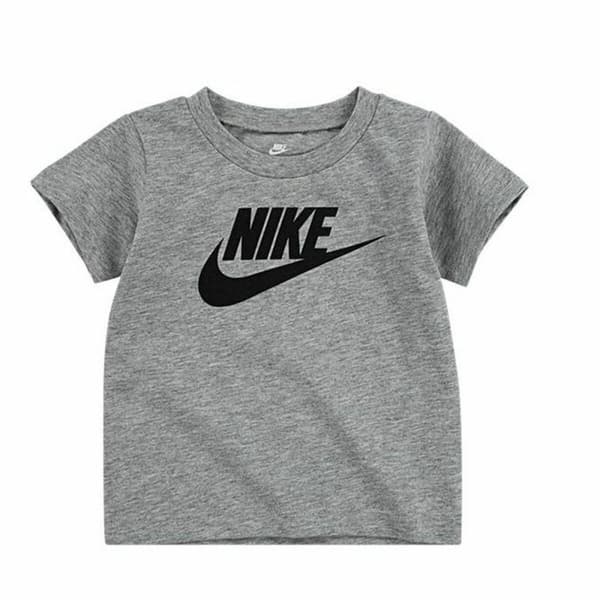 Børne Kortærmet T-shirt Nike Futura SS Mørkegrå - 4 år